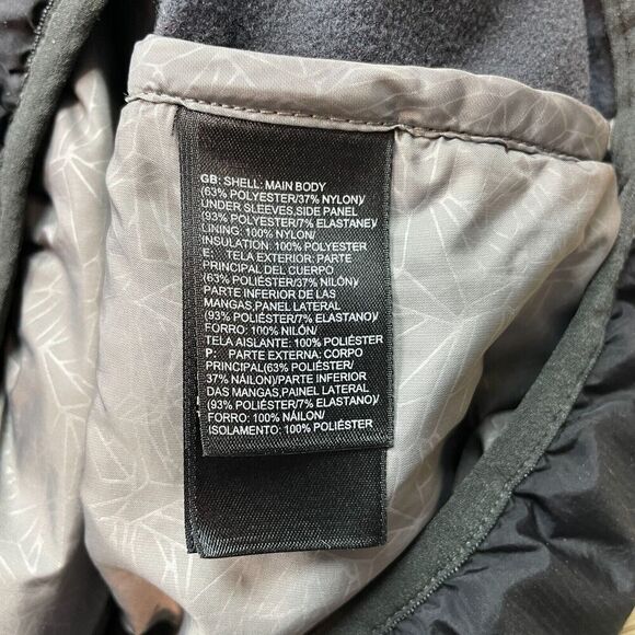 The North Face Jacket Mens Large Black Puffer Outdoor Hiking Camping Full Zip - Picture 7 of 15